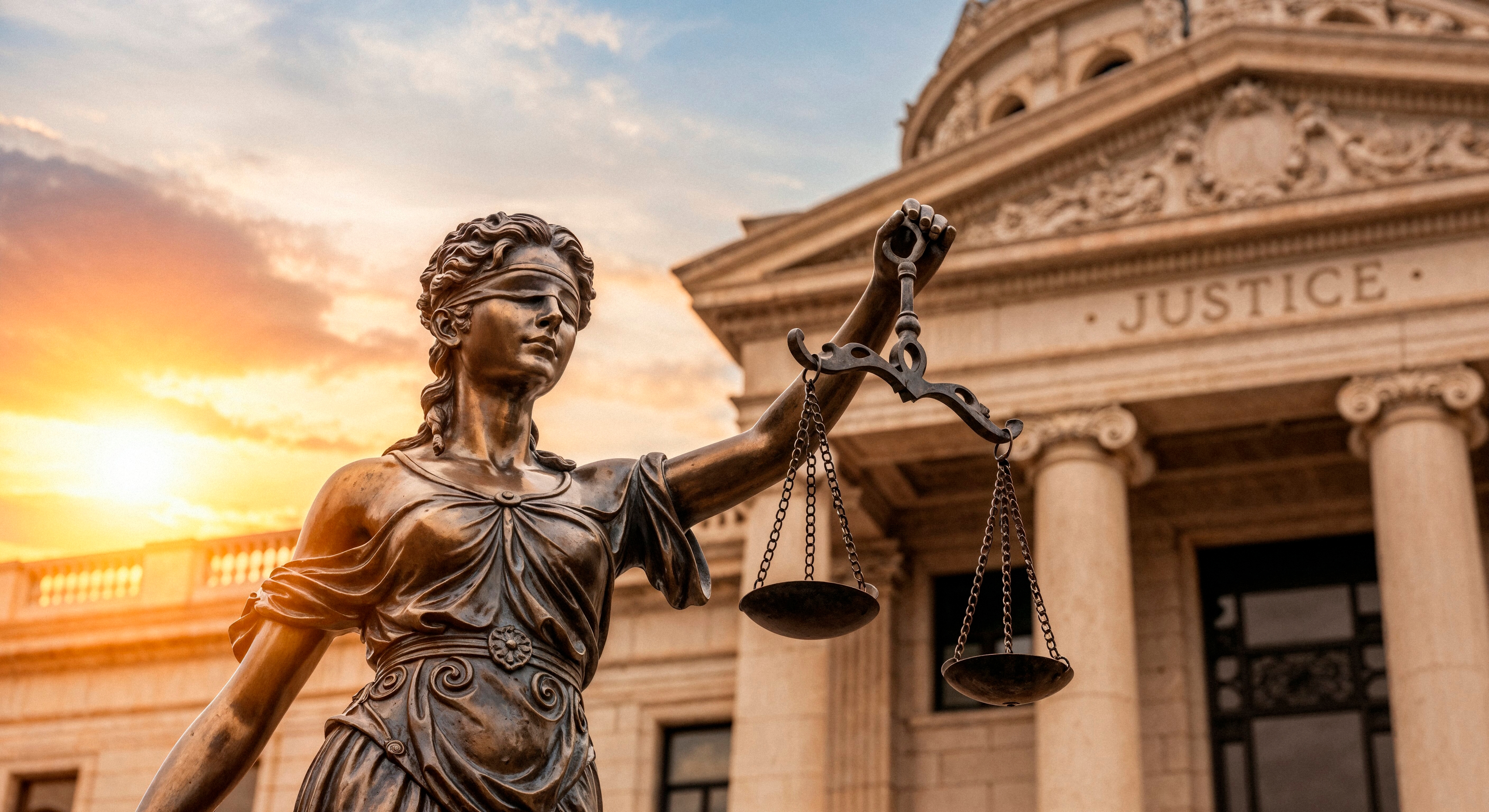Lady Justice Statue Courthouse