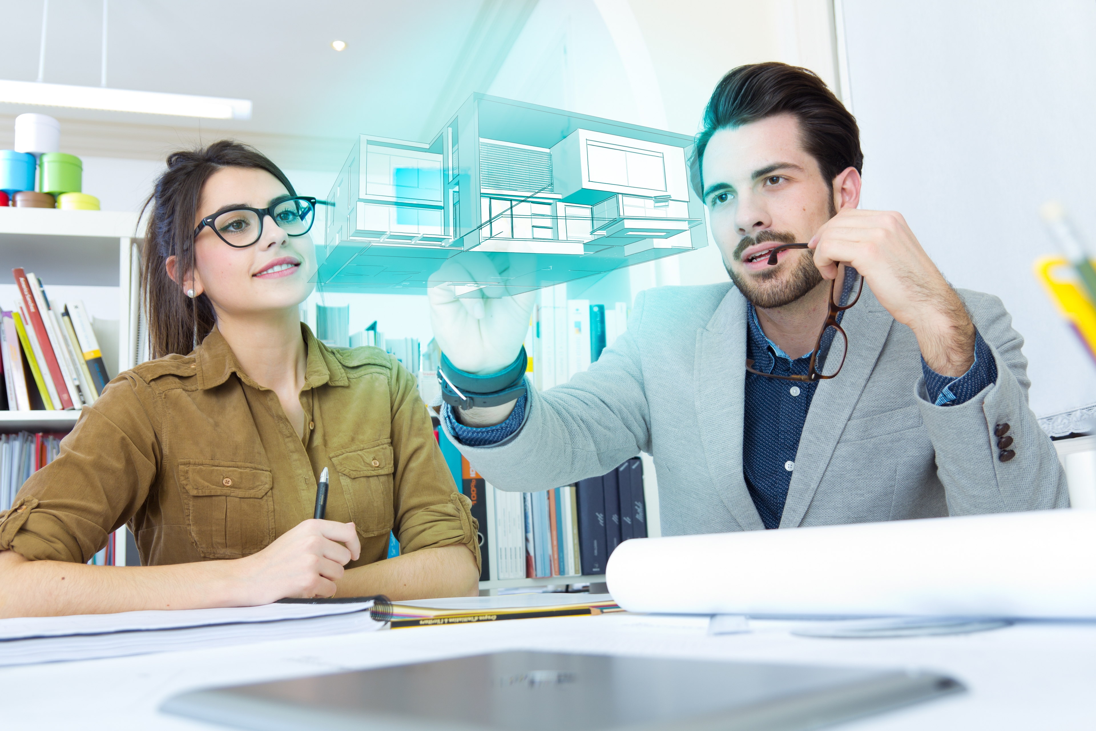 Looking Three Dimentional Hologram