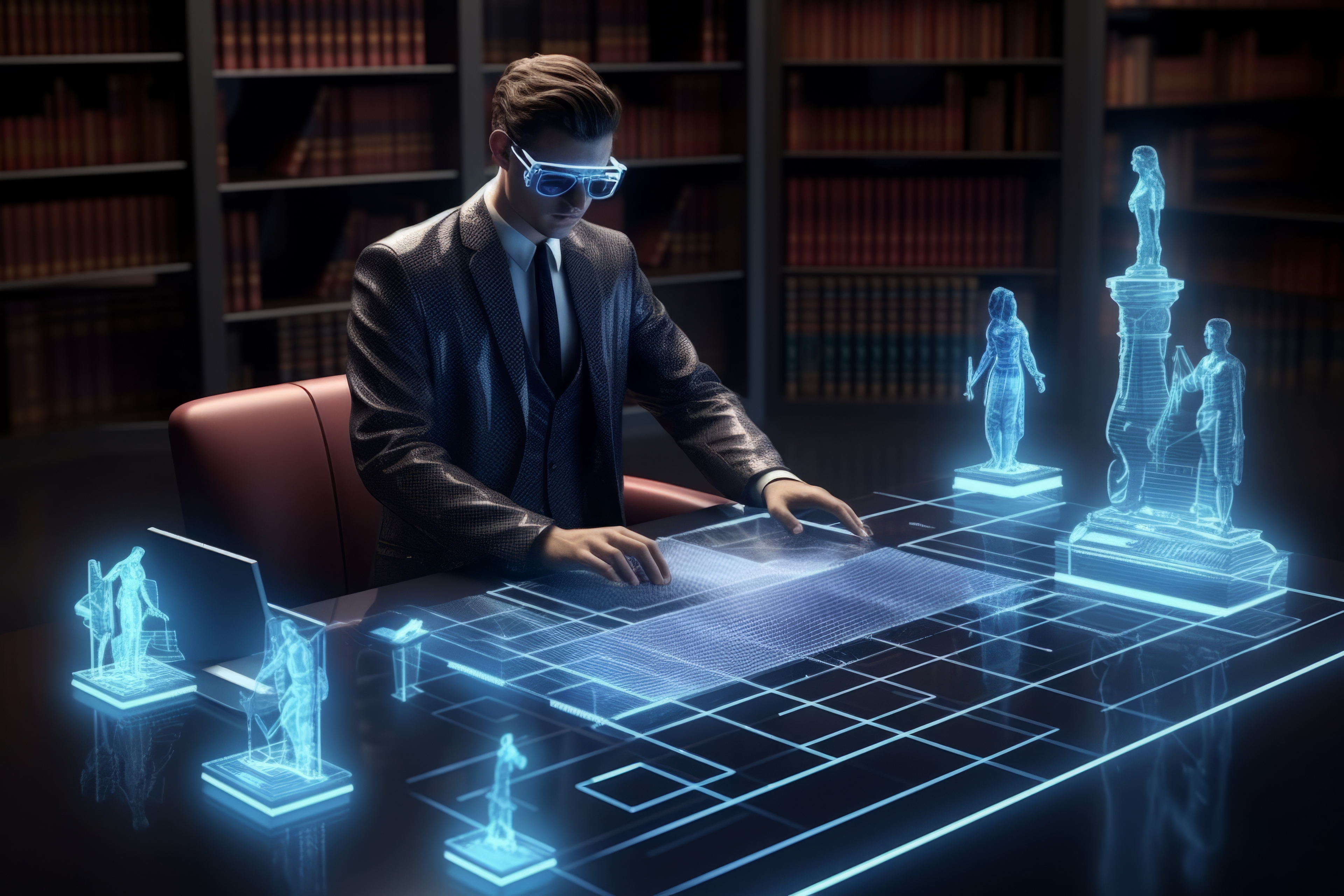 Person Using Ar Technology Perform Their Occupation (1)