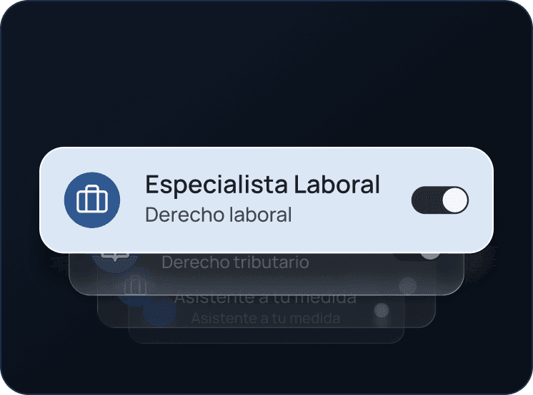 Agentes especializados