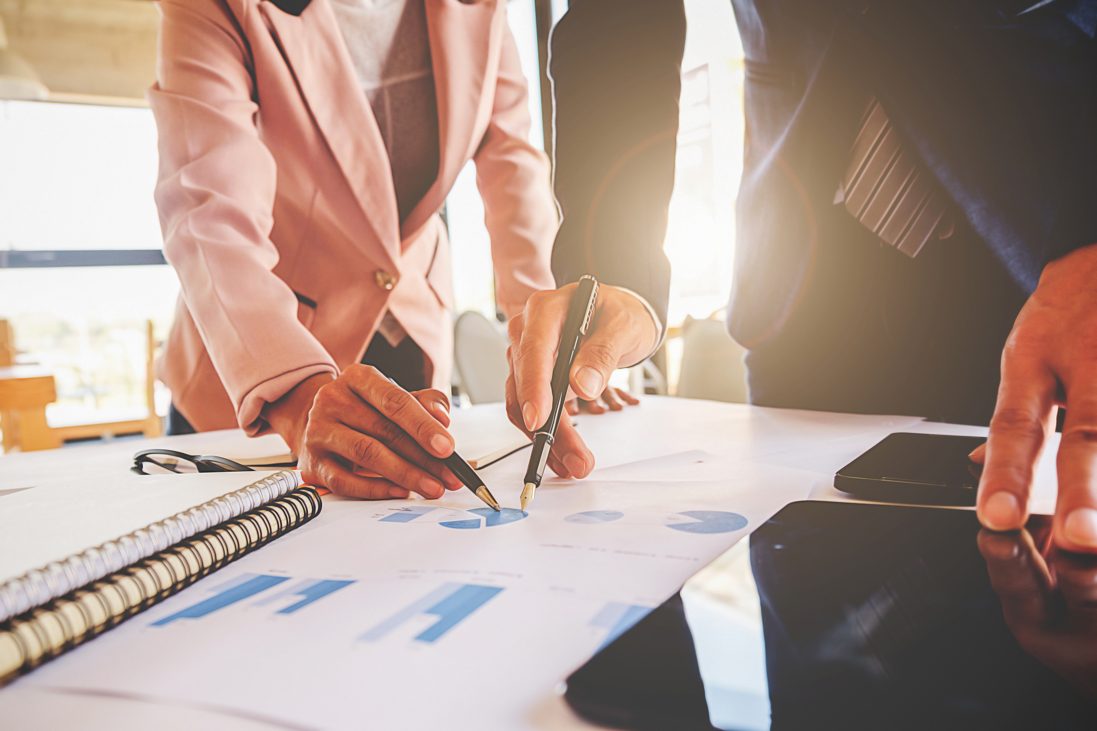 Executive Teamwork Accountant People Businesswoman Group